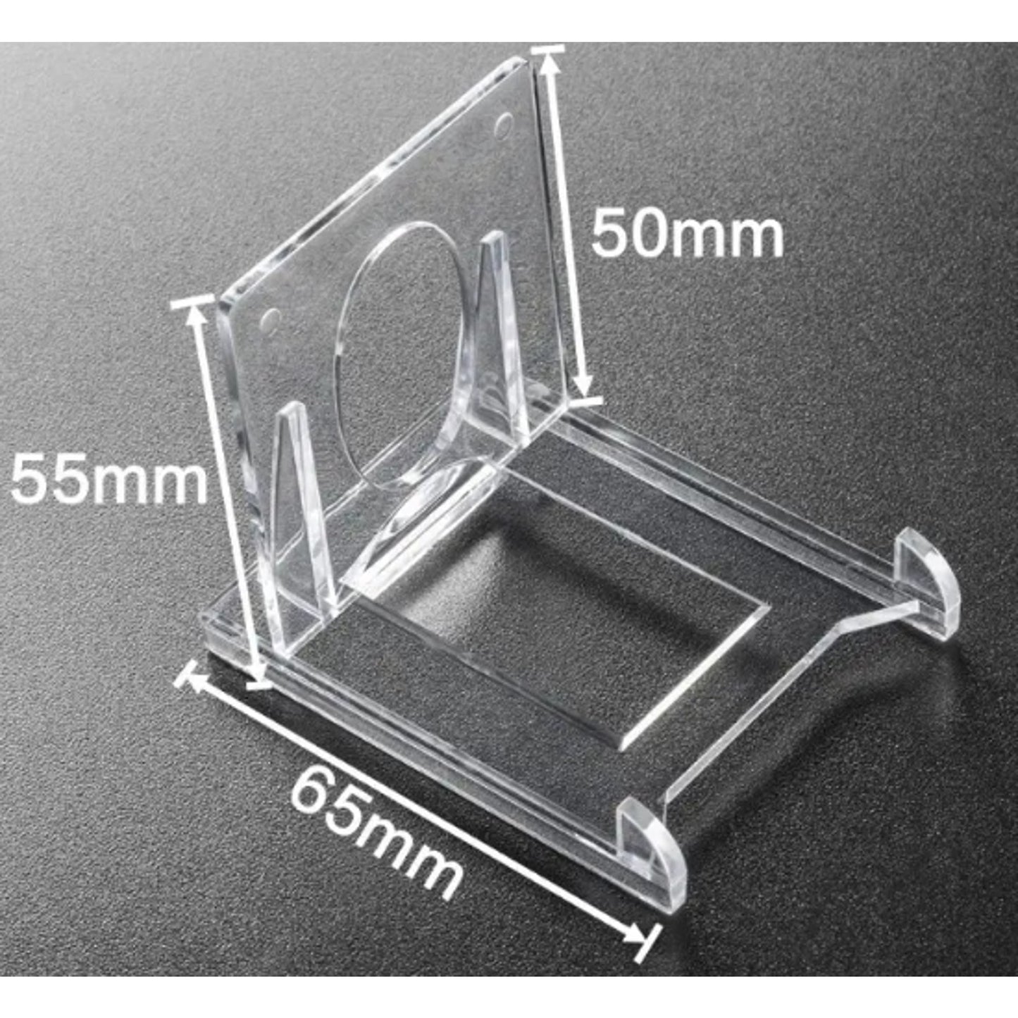 10PC Clear Acrylic Trading Card Stands for Coins Sports Cards Display Holder