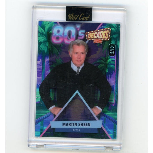 2024 WILD CARD DECADES MARTIN SHEEN 80'S /10