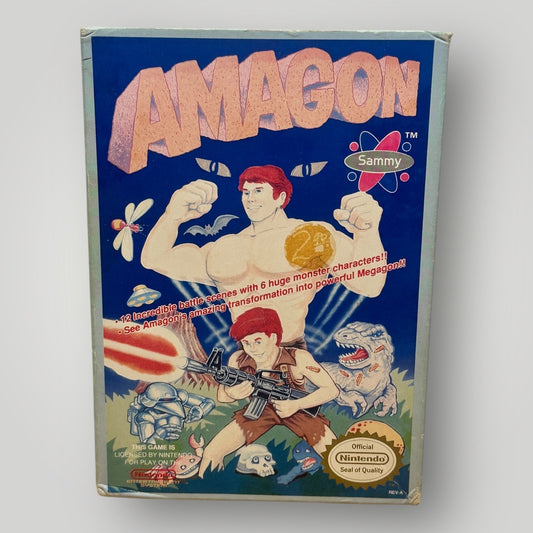 AMAGON NES Nintendo Game and Box TESTED