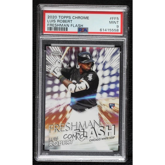 2020 Topps Chrome Freshman Flash Luis Robert #5 PSA 9 MINT Rookie RC