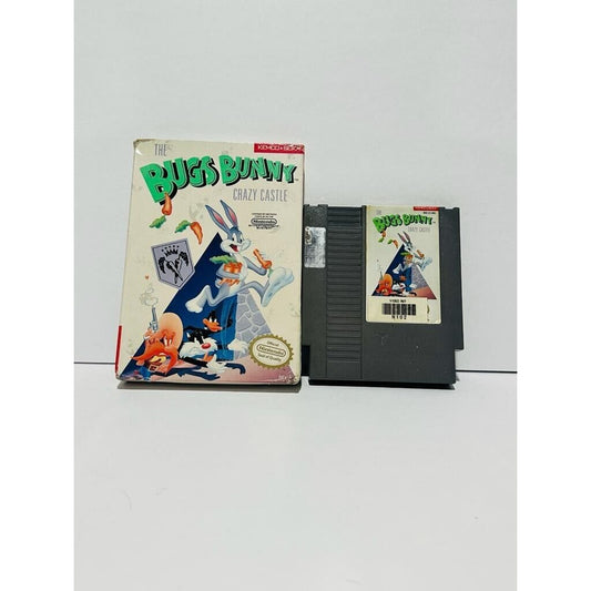 The Bugs Bunny Crazy Castle NES ( 1989) Game and Box TESTED