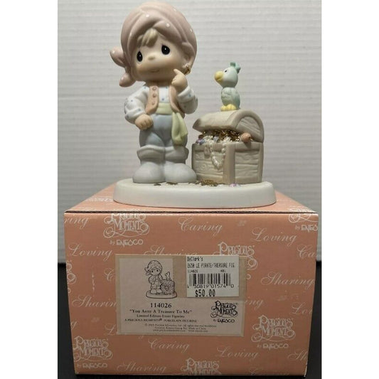 Precious Moments 2003 You Arrrr A Treasure To Me Porcelain Figure 114026