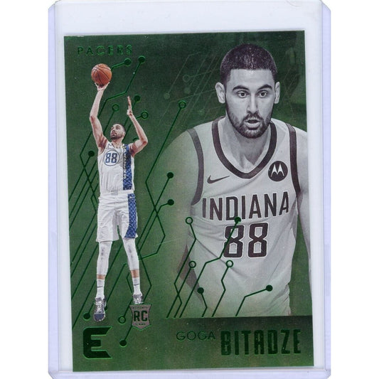 2019-20 Chronicles Essentials Goga Bitadze Rookie Green Parallel #235 -Pacers-