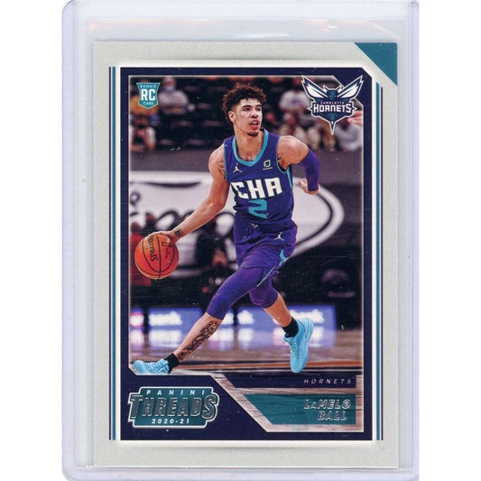 2020-21 Panini Chronicles Threads #84 LaMelo Ball RC Charlotte Hornets