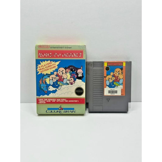 Nintendo NES Kung Fu Heroes 1985 Game and Box