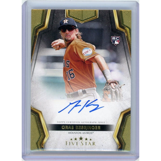 GRAE KESSINGER 2024 Topps Five Star RC Auto Rookie Autograph ASTROS #FSA-GK