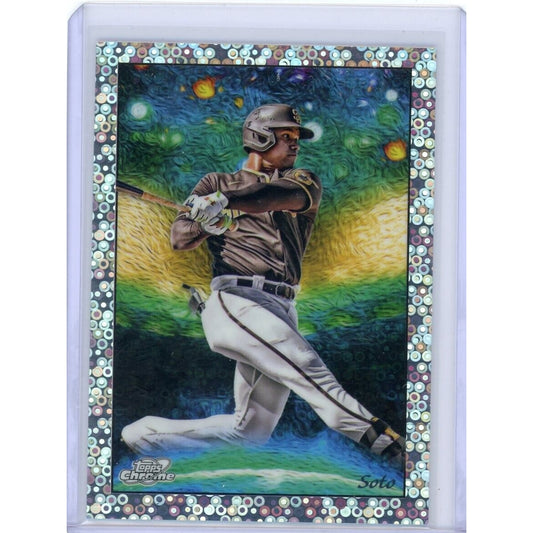 2023 TOPPS COSMIC CHROME JUAN SOTO STARS OF THE NIGHT BLACK ECLIPSE /10