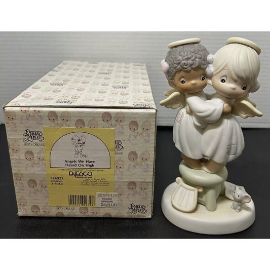 Precious Moments 1991 Angels We Have Heard On High Porcelain Figure 524921 EN50