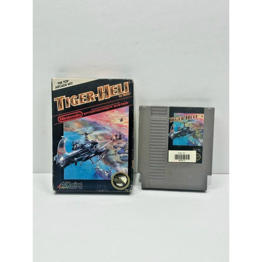 Tiger-Heli NES Nintendo Complete Game and Box Tested