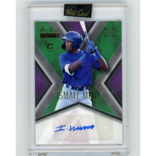 2024 WILD CARD MATTE ISMAEL MENA X-PLODE CHASE AUTO /2 MS7