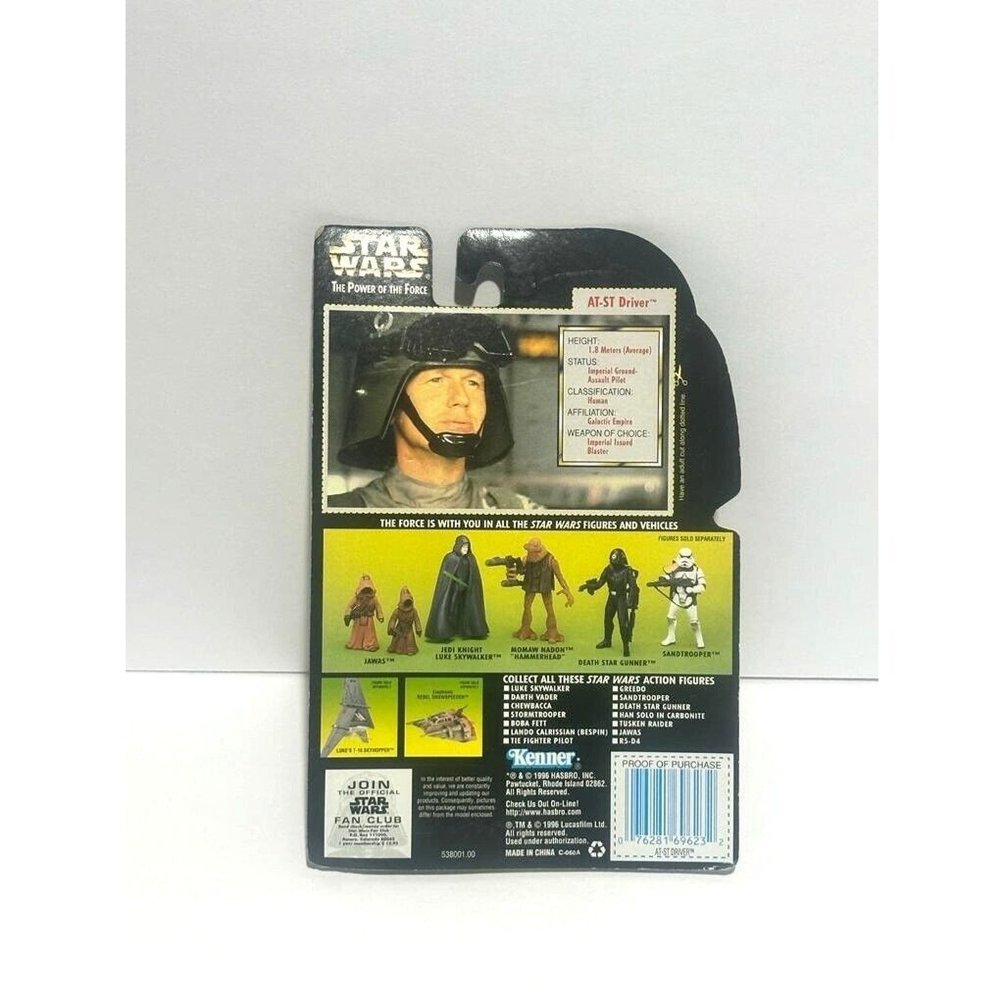 Star Wars AT ST Driver Action Figure 1996 Kenner