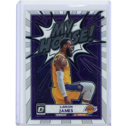 2020-21 Panini Donruss Optic LeBron James #4 My House GOAT Los Angeles Lakers