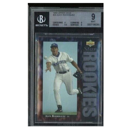 1994 Upper Deck Baseball #24 Alex Rodriguez Rookie RC Star BGS 9