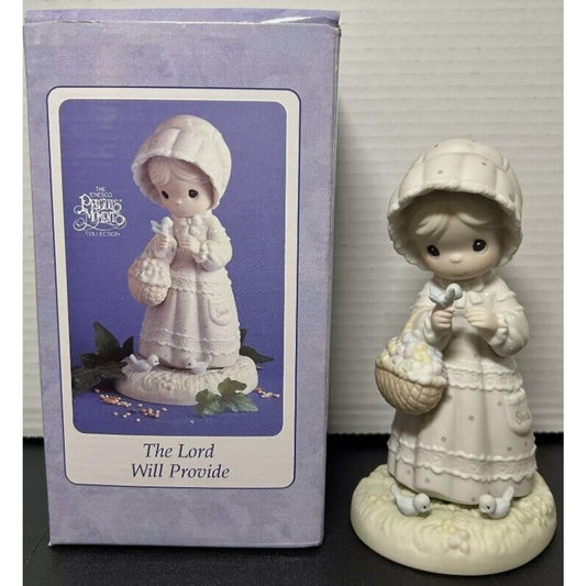 Precious Moments 1992 The Lord Will Provide Limited Edition Figure 523593