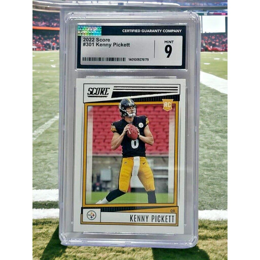 2022 Score Kenny Pickett #301 CGC 9 Mint Rookie RC