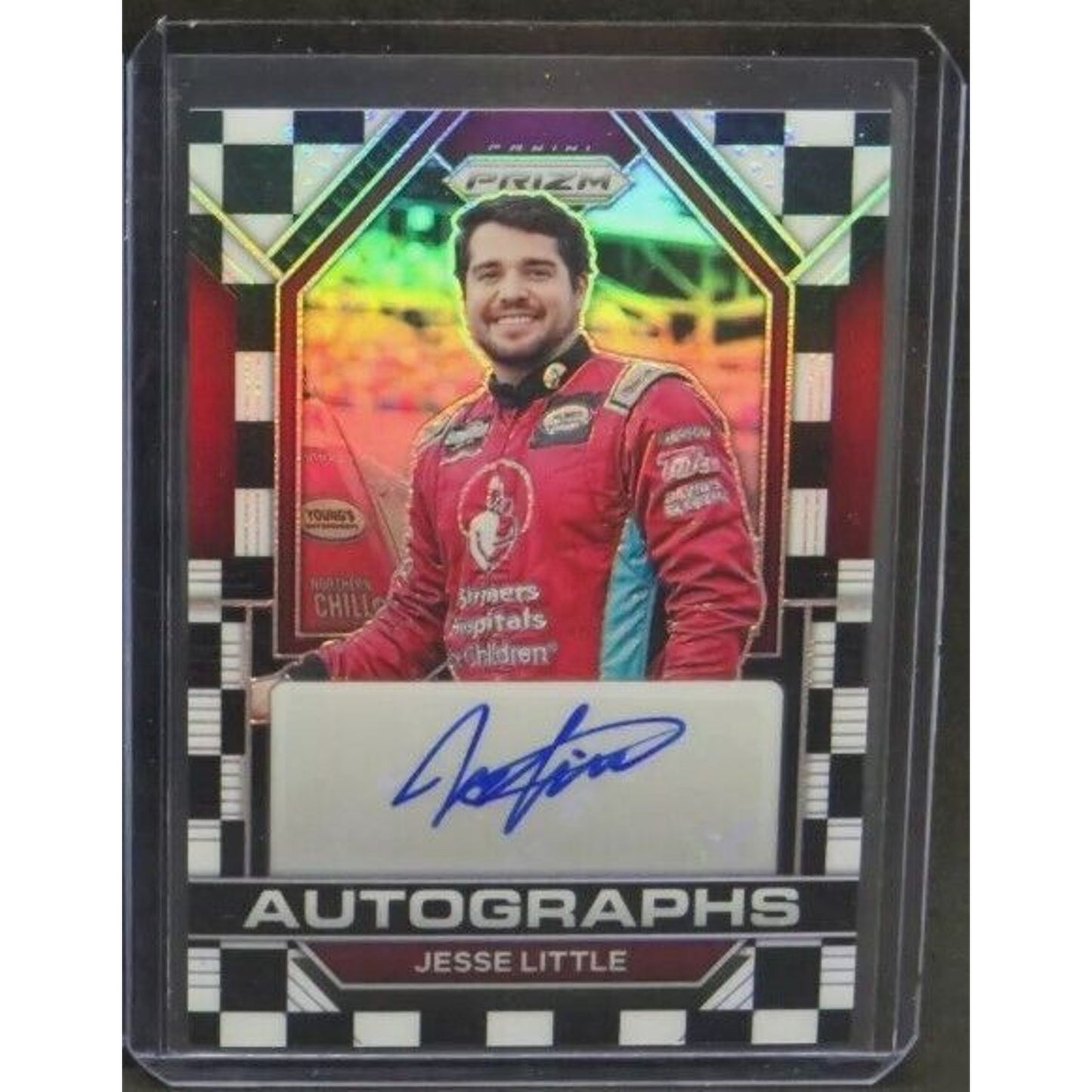 2023 Panini Prizm Auto Checkered Flag Prizm /50 Jesse Little #A-JLT Auto