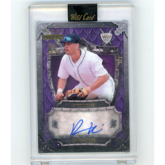 2024 WILD CARD MATTE RYAN KREIDLER PURPLE WEEKEND WARRIORS AUTO /3