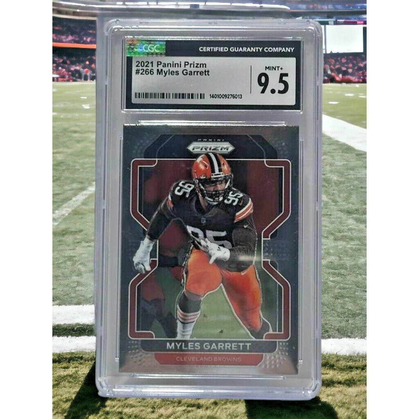 2021 Panini Prizm Myles Garrett #266 CGC 9.5 Mint+