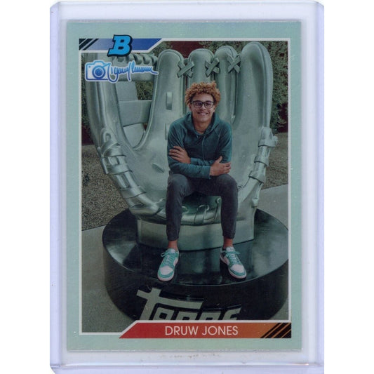 2023 BOWMAN DRUW JONES RANDY JOHNSON REFRACTOR ARIZONA DIAMONDBACKS