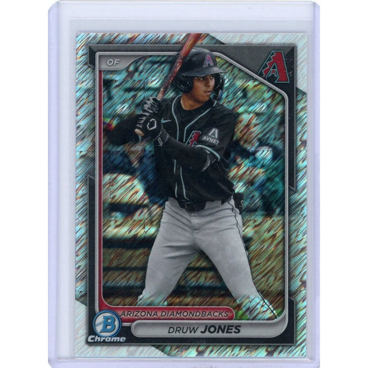 2024 BOWMAN CHROME DRUW JONES SHIMMER REFRACTOR ARIZONA DIAMONDBACKS