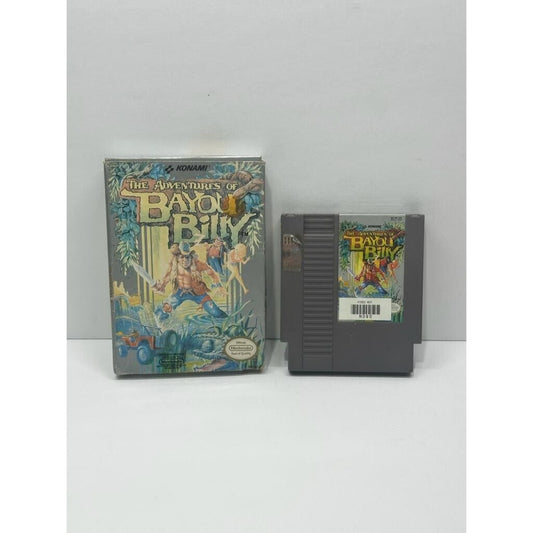 Adventures of Bayou Billy (Nintendo NES, 1989) Tested Game & Box