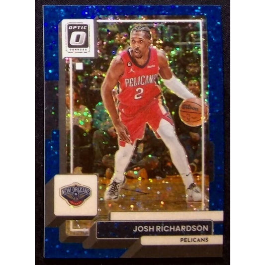 2022-23 Panini Donruss Optic Josh Richardson #198 Blue Sparkle Prizm 164/180