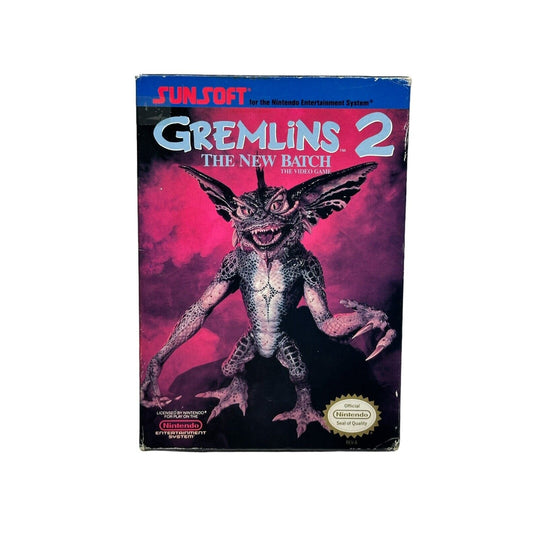 Gremlins 2 The New Batch Nintendo NES Tested Authentic