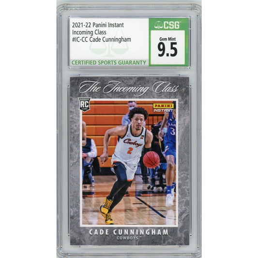 2021 Panini Instant Incoming Class /2343 Cade Cunningham CSG 9.5 Rookie RC