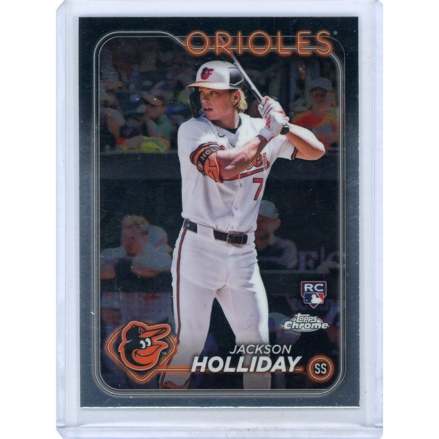 2024 Topps Chrome Baseball Jackson Holliday #88 Rookie Orioles RC