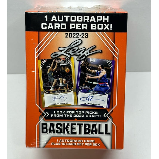 2022/23 Leaf Draft Basketball Blaster Factory Sealed Box