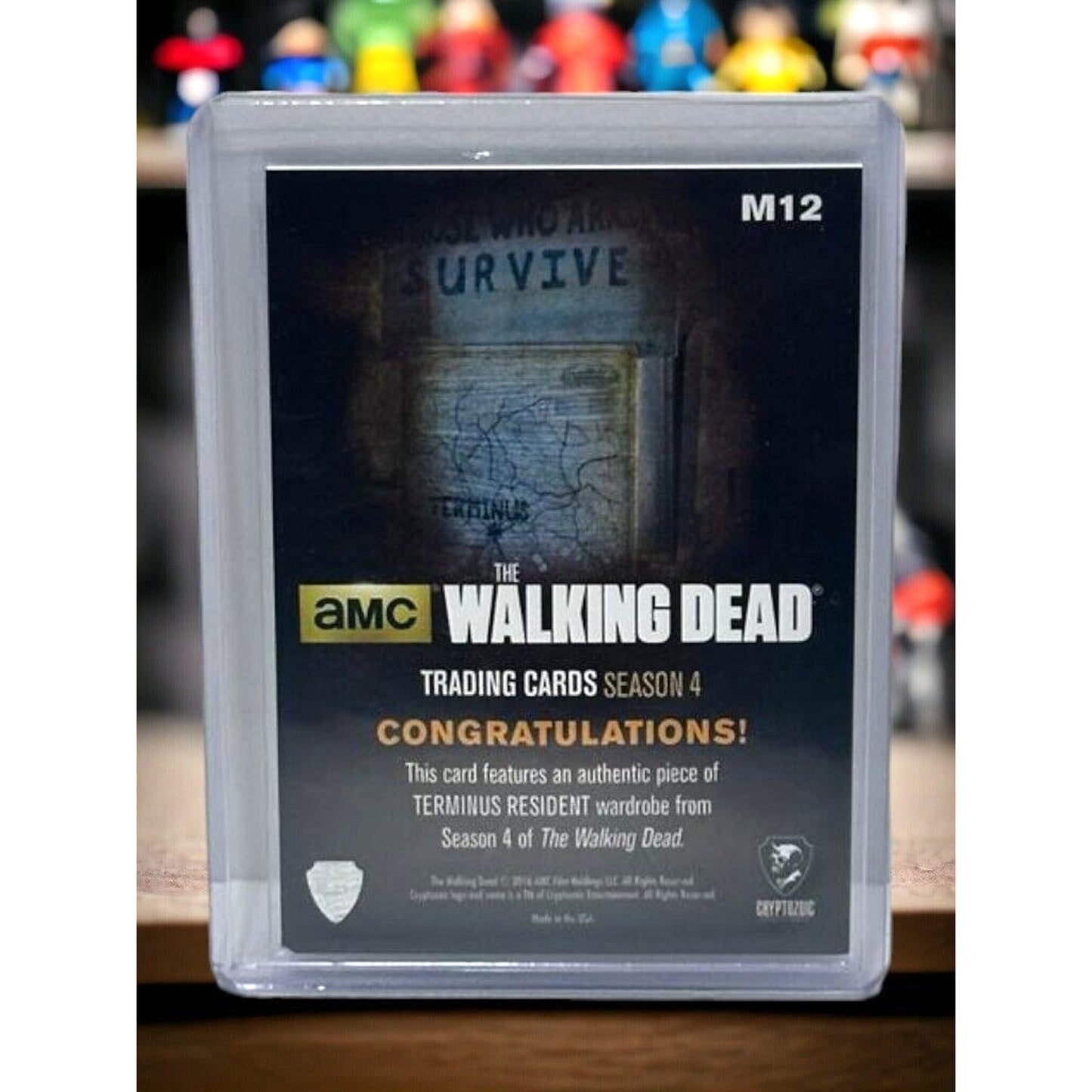 2016 Cryptozoic Walking Dead Season 4 Part 1 #M12 Terminus Resident Memorabilia