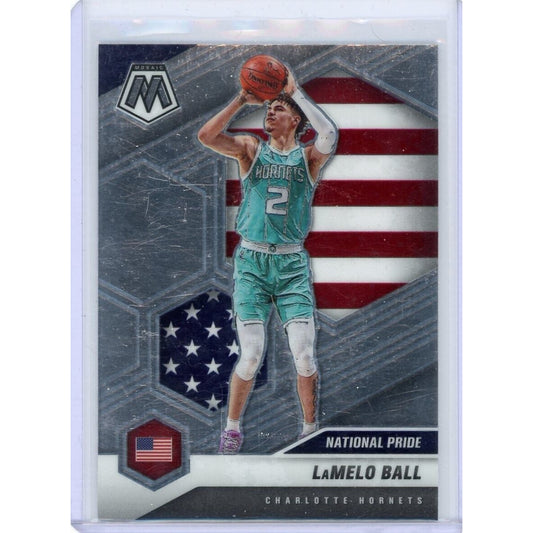 2020-21 Panini Mosaic LaMelo Ball National Pride Rookie #257