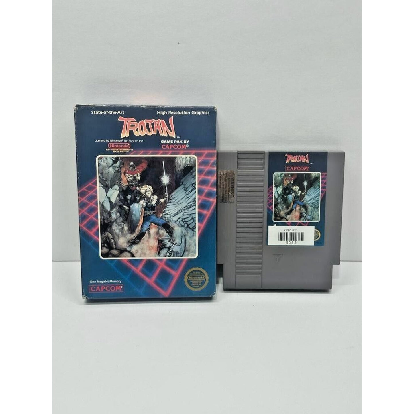 Circle Seal Trojan in Box Nintendo NES Game 5-Screw TESTED