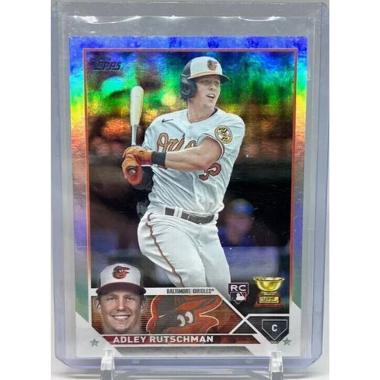 ADLEY RUTSCHMAN 2023 Topps Series 1 RC Refractor Rookie ORIOLES #250