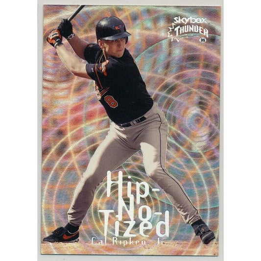 1999 Skybox Thunder Cal Ripken Jr. #H10 Hipnotized Holo Foil HOF Orioles