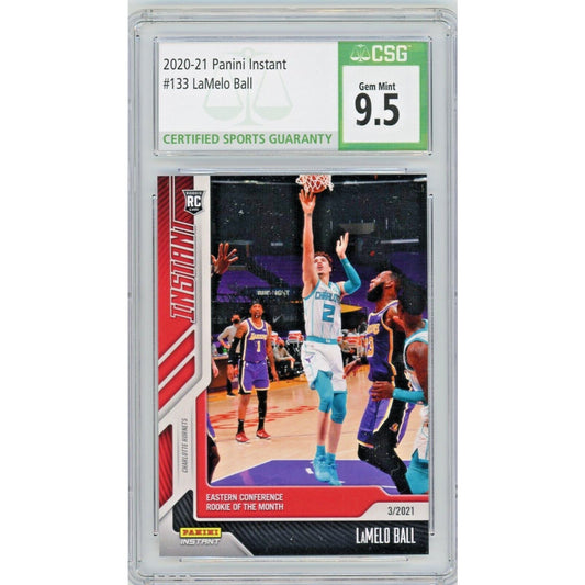 2020-21 Panini Instant /1335 Lamelo Ball #133 CSG 9.5 Gem Mint Rookie RC