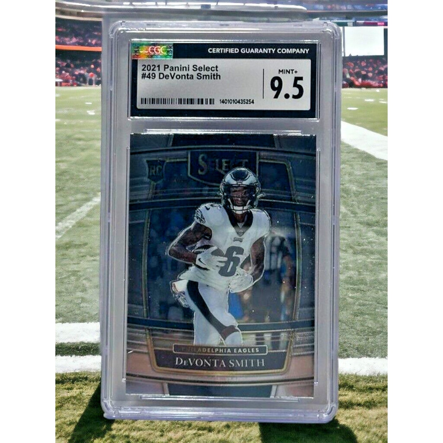 2021 Panini Select Concourse Devonta Smith #49 CGC 9.5 Mint+ Rookie RC