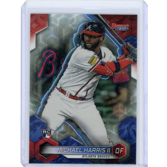 2023 Bowman's Best Michael Harris II Chrome Refractor RC Atlanta Braves Rookie