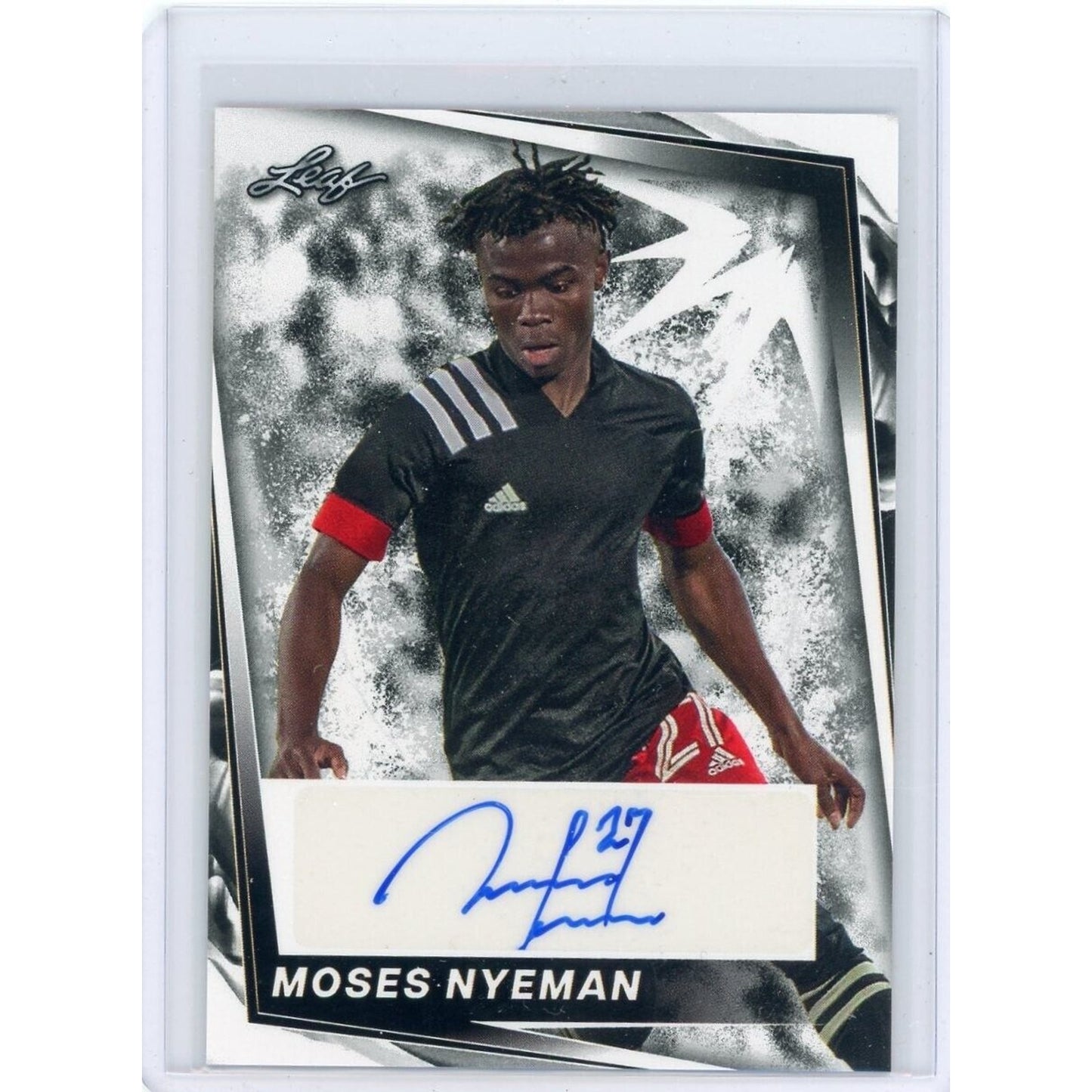 2024 LEAF SOCCER MOSES NYEMAN AUTO