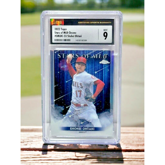 2022 Topps Series 2 Stars of MLB Chrome Shohei Ohtani #SMLBC-33 CSG 9 Mint