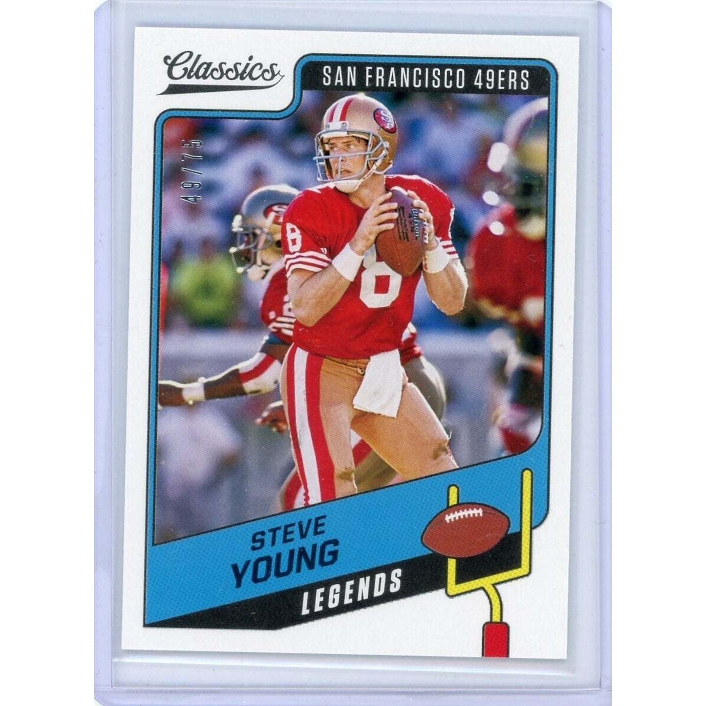 2021 PANINI CLASSICS LEGENDS STEVE YOUNG /75 SAN FRANCISCO 49ERS