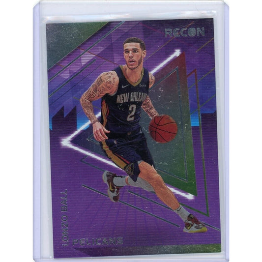 2020/21 Panini Recon Basketball Base Card - LONZO BALL Pelicans #84