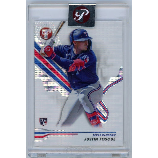 2024 TOPPS PRISTINE JUSTIN FOSCUE PRISTINE ROOKIE TEXAS RANGERS