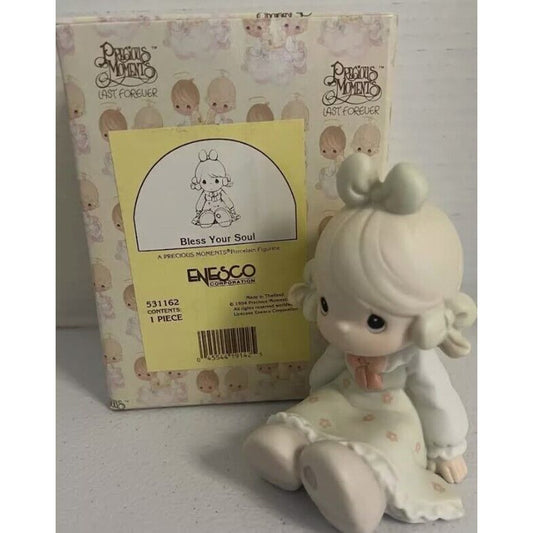 Precious Moments 1994 Bless your Soul Porcelain Figure 531162 EN50