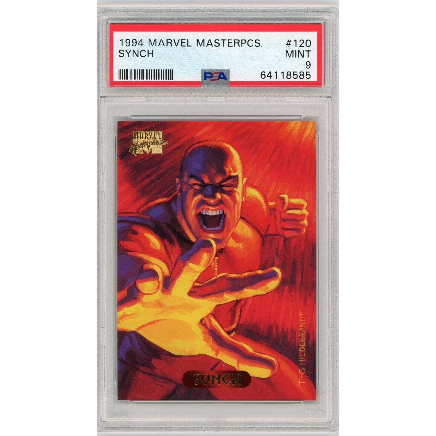 Synch 1994 Marvel Masterpieces Fleer Card #120 PSA 9