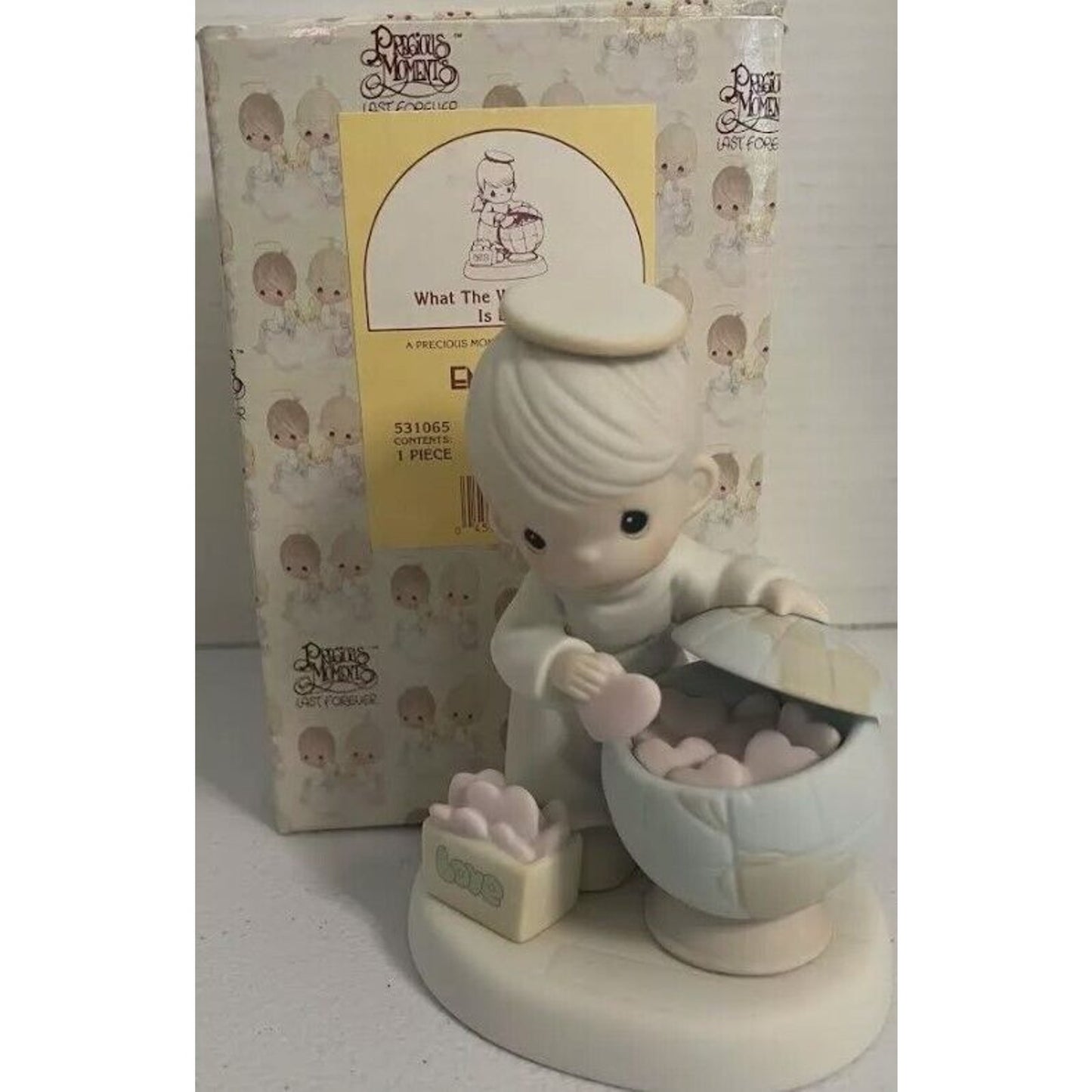 Precious Moments 1994 What The World Needs Is Love Porcelain Figure 531065 C37