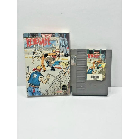 Renegade NES Nintendo GAME & BOX TESTED